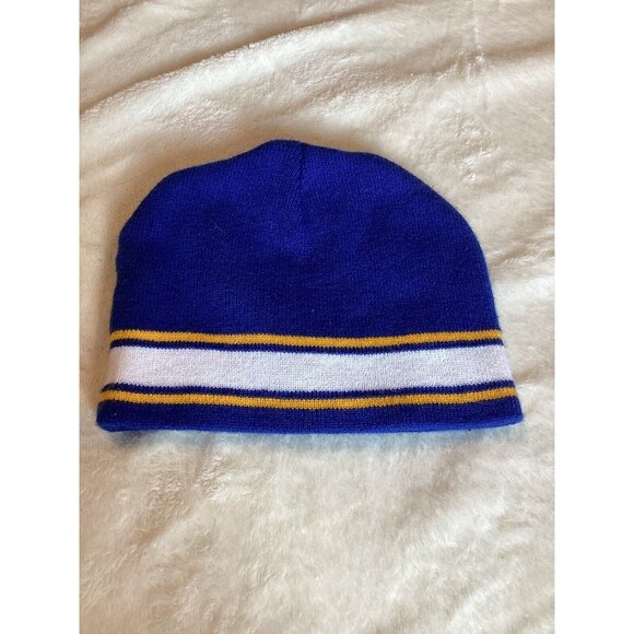 Golden State Warriors Retro Beanie Winter Hat Colosseum Athletics - Picture 2 of 7